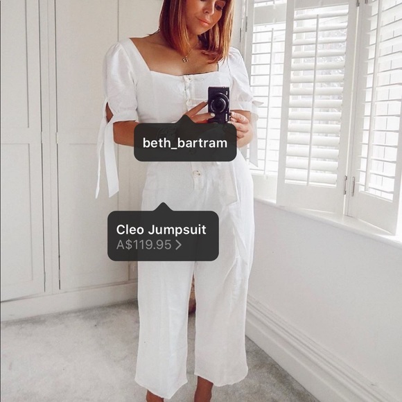 White button up playsuit from Charlie Holiday - Picture 5 of 5